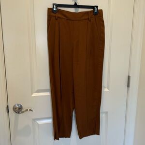 Vince chestnut brown size small pull in pant